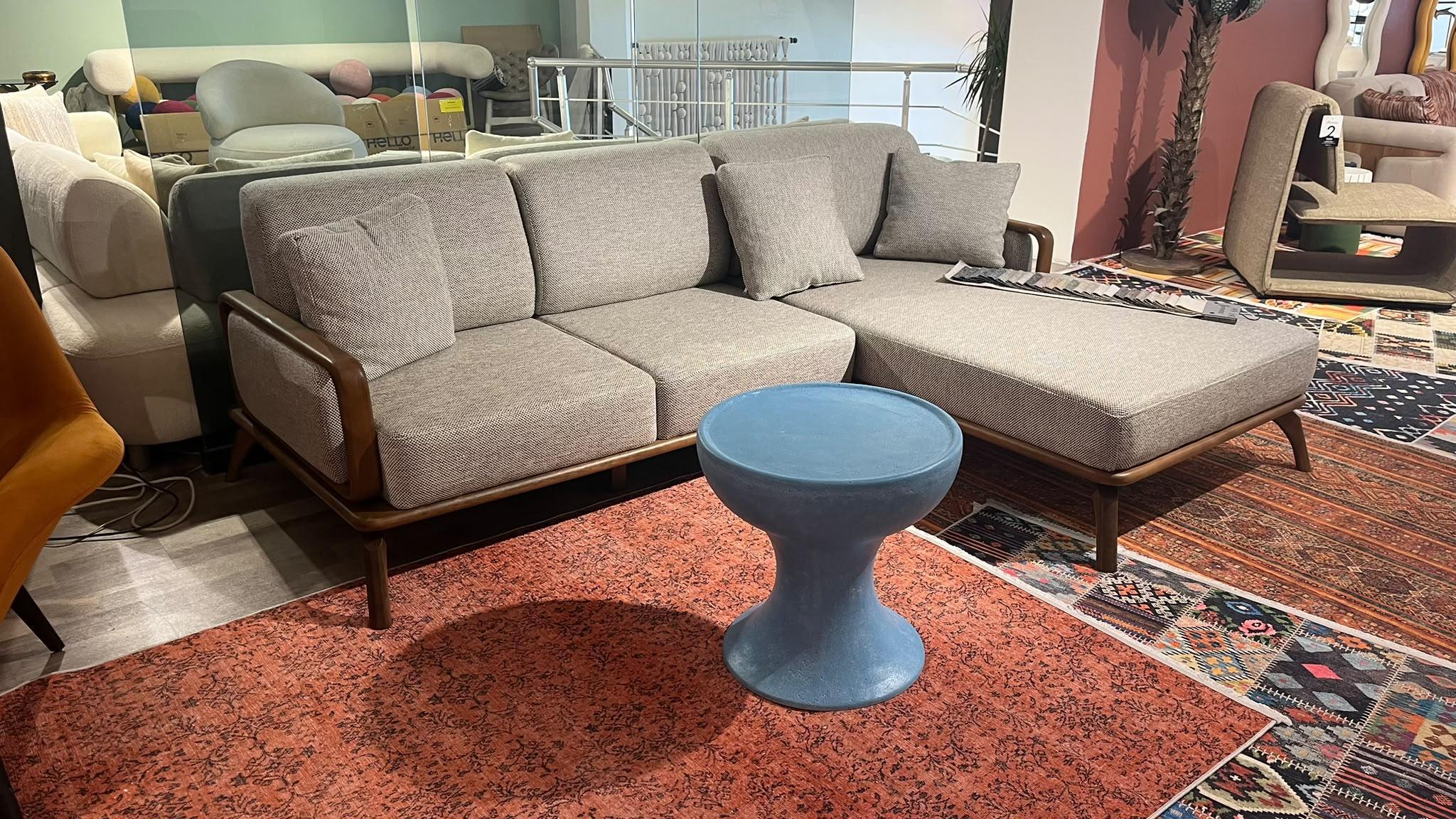 Greta Mini Köşe - Köşe Koltuk 245 x 190 cm Keten